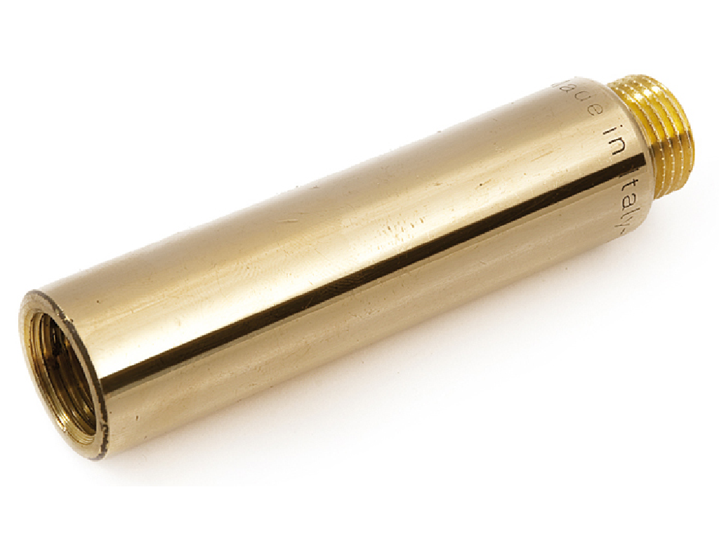 PROLUNGA PESANTE MASCHIO FEMMINA Ø 3/4" IN OTTONE GIALLO
