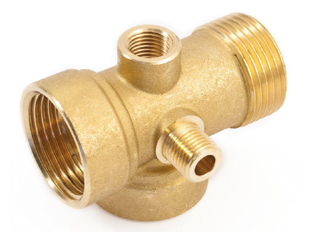 RACCORDO A 5 VIE PROLUNGATO PER AUTOCLAVE Ø 1"X 1/4
