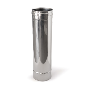 TUBO MONOPARETE PER CANNA FUMARIA IN ACCIAIO INOX AISI 316 mm 250