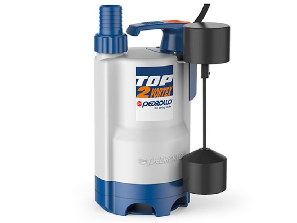 ELETTROPOMPA PEDROLLO TOP 2-VORTEX/GM SOMMERGIBILE PER ACQUE SPORCHE CON GALLEGGIANTE MAGNETICO MONOFASE HP 0,50