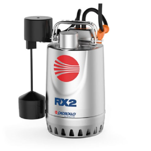 ELETTROPOMPA PEDROLLO RXm 1-GM SOMMERGIBILE DA DRENAGGIO IN ACCIAIO INOX CON GALLEGGIANTE MAGNETICO MONOFASE HP 0,33