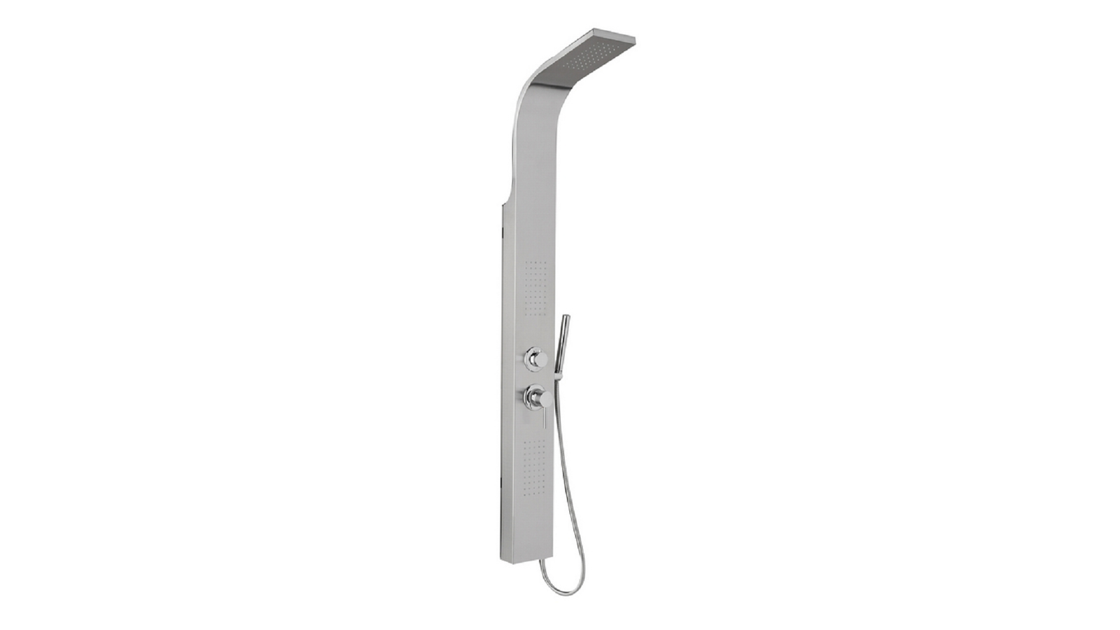 PARETE ATTREZZATA MULTIFUNZIONE MOD. LOIRA INOX Cromo satinato