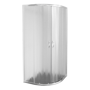 BOX DOCCIA CIRCOLARE CRISTALLO OPACO 4 MM SERIE QUATTRO cm 77 - 79
