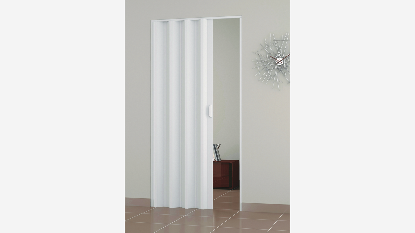 PORTA D'ARREDO PER INTERNO A SOFFIETTO BIANCO cm 100 x 214