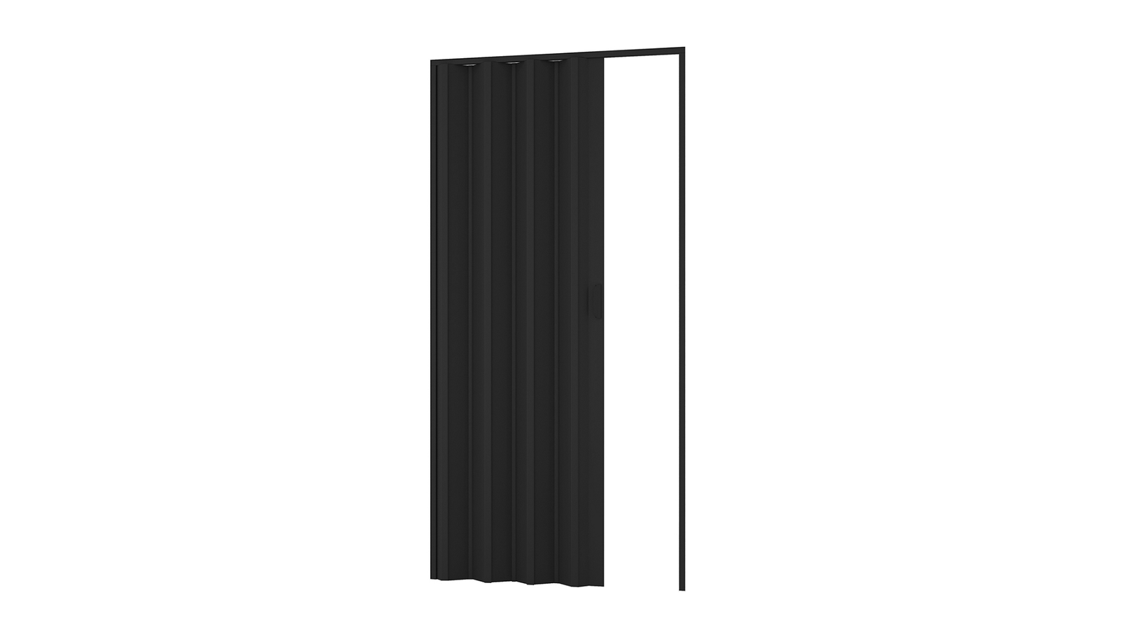 PORTA D'ARREDO PER INTERNO A SOFFIETTO NERA cm 83 x 214