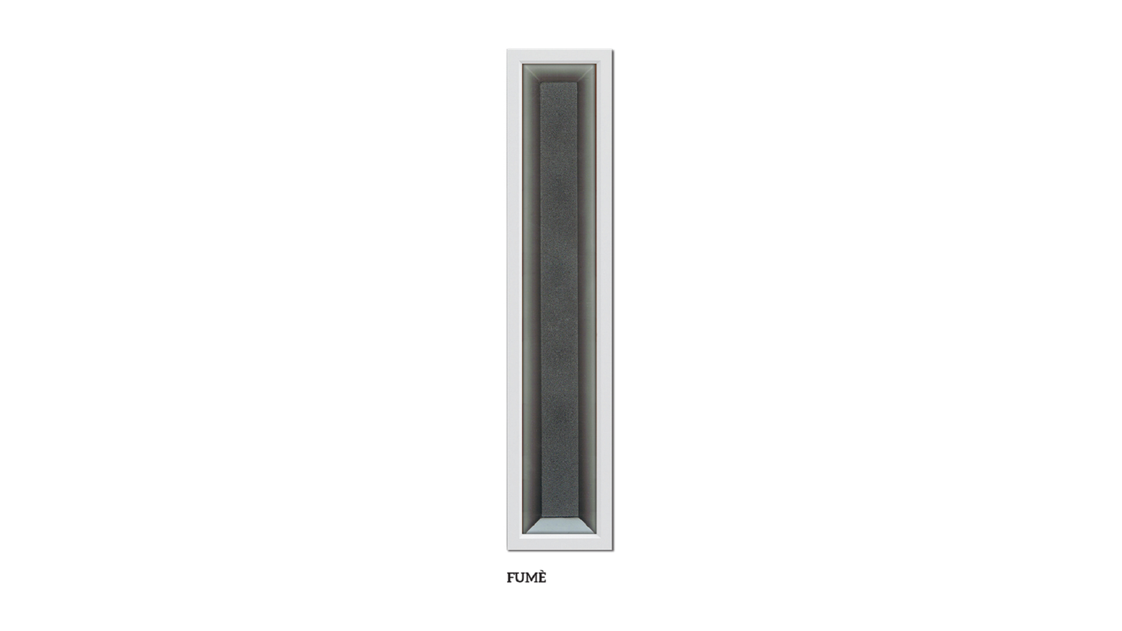PORTA D'ARREDO PER INTERNO A SOFFIETTO CON VETRO MOLATO FUME' cm 100 x 214 - Image 2