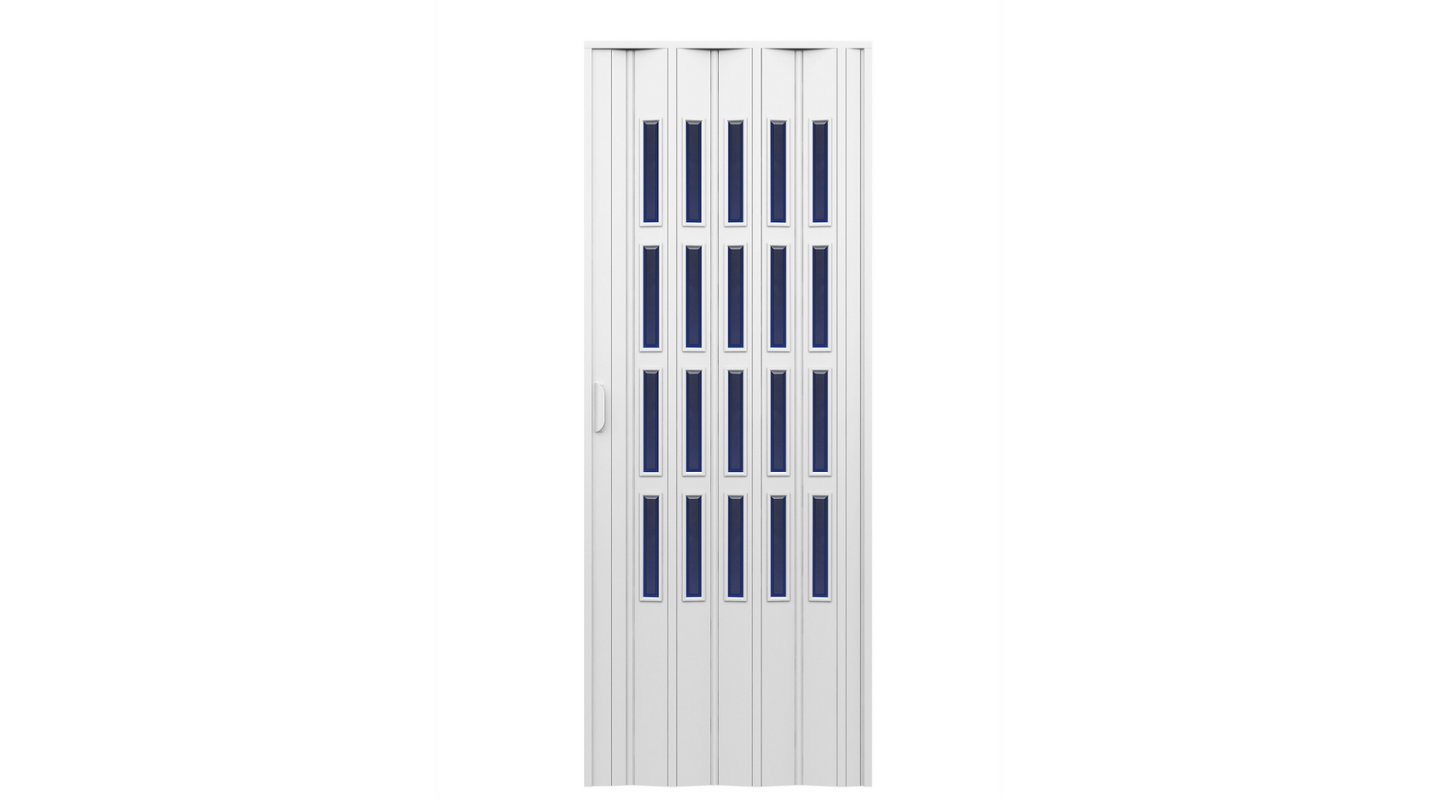 PORTA D'ARREDO PER INTERNO A SOFFIETTO CON VETRO MOLATO BRONZO cm 100 x 214