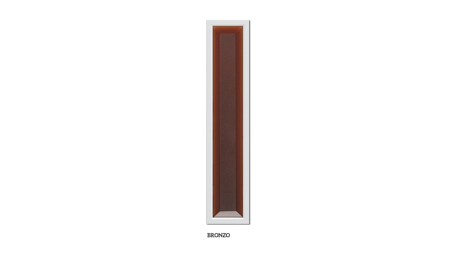 PORTA D'ARREDO PER INTERNO A SOFFIETTO CON VETRO MOLATO BRONZO cm 100 x 214 - Image 2