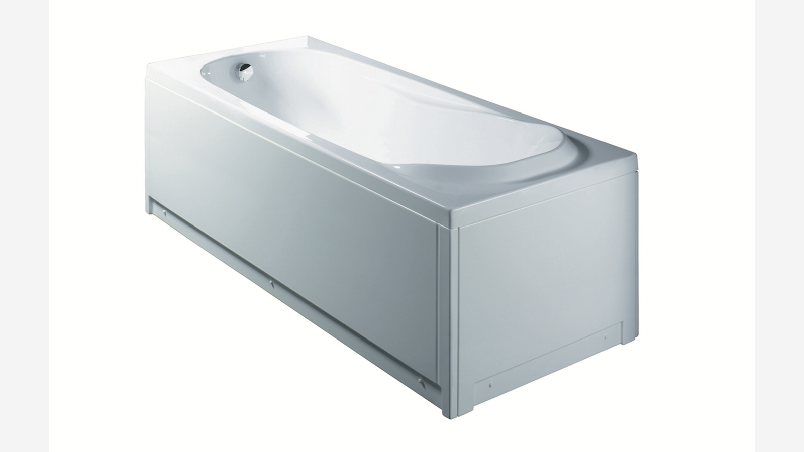 VASCA RETTANGOLARE SENZA IDROMASSAGGIO C/PANNELLI MOD. DIAMANTE cm. 150 x 70