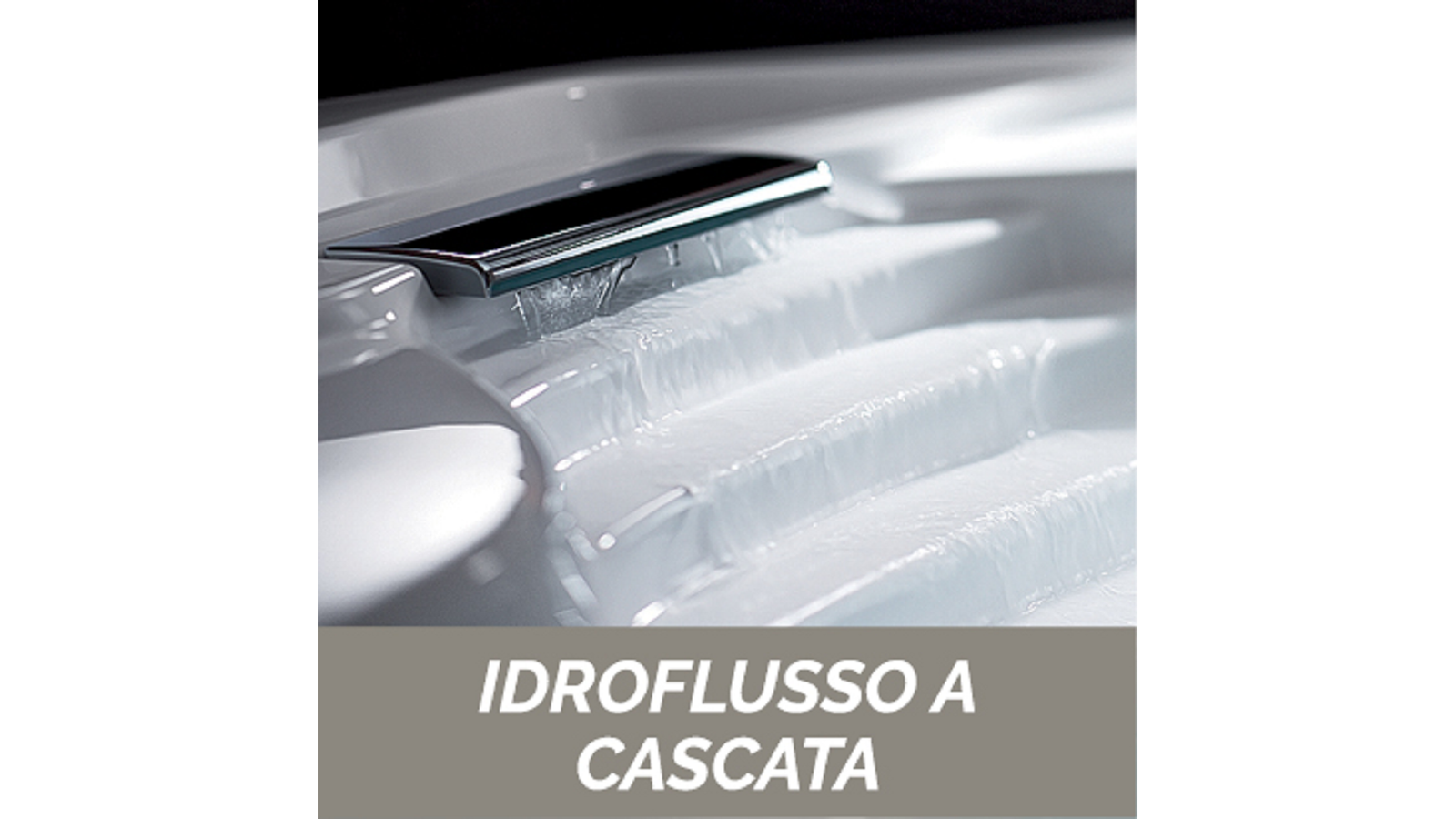VASCA IDRO CON RUBINETTERIA BORDO VASCA ANGOLARE MOD. CIPRO cm 140x140 C/Rub. Bordo Vasca - Image 4