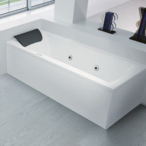 VASCA IDROMASSAGGIO CON TELAIO E PANNELLI MOD. Y-IDRO cm 170x70