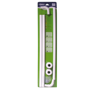 BASTONE PER DOCCIA A 3 LATI cm. 80-80-80