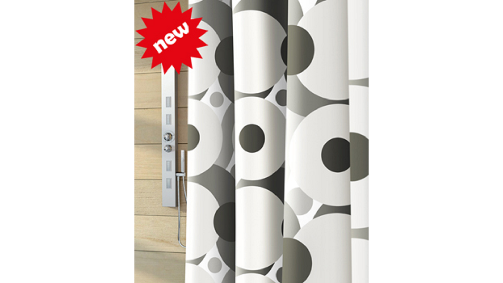 TENDA PER DOCCIA 1 LATO CM. 120 X 200 Mod. Galaxy -