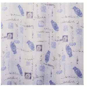 TENDA PER DOCCIA 2 LATI CM. 180 X 200 Mod. Acquarello -