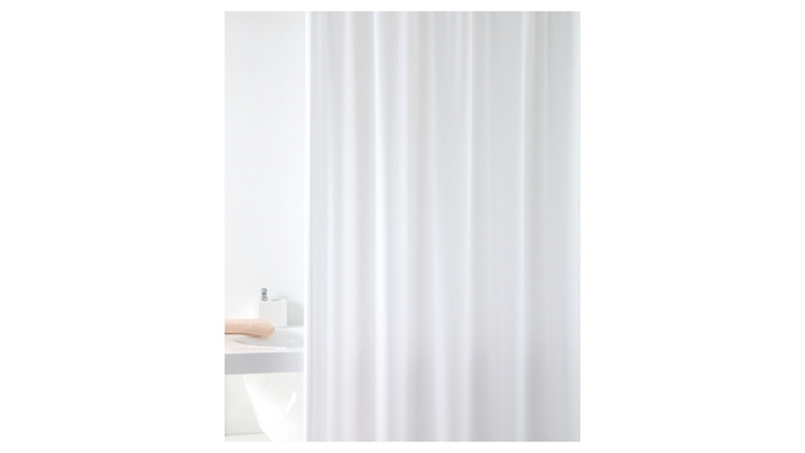 TENDA PER DOCCIA 2 LATI CM. 180 X 200 Mod. Bianco -