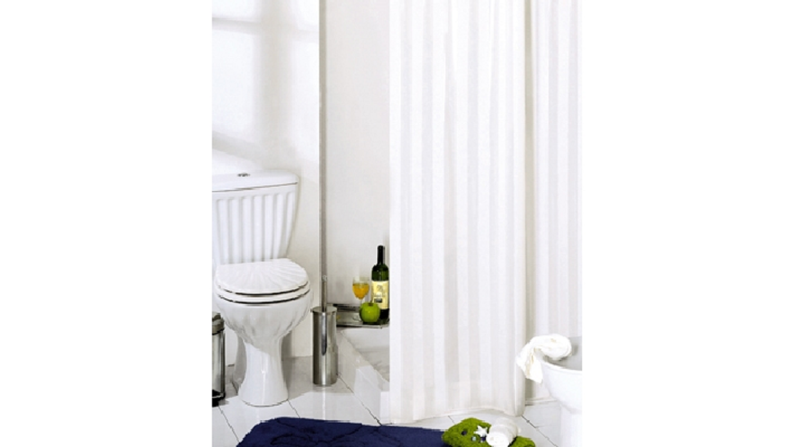 TENDA PER DOCCIA 2 LATI IN TESSUTO CM.180 X 200 Mod. Rigol -