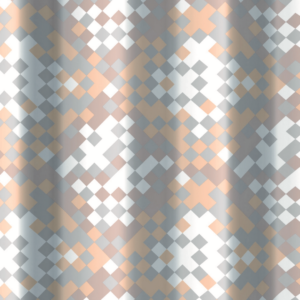 TENDA PER DOCCIA 2 LATI IN TESSUTO CM. 180 X 200 Mod. Frammento Beige -