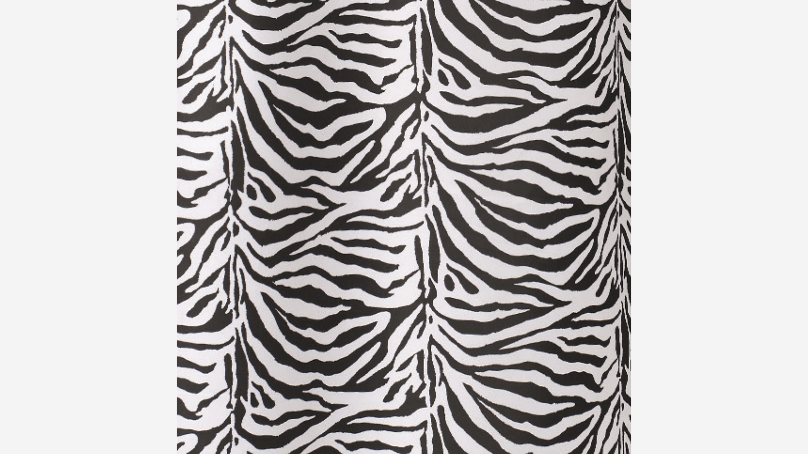 TENDA PER DOCCIA 2 LATI IN TESSUTO CM. 180 X 200 Mod. Zebra Nero - - Image 2