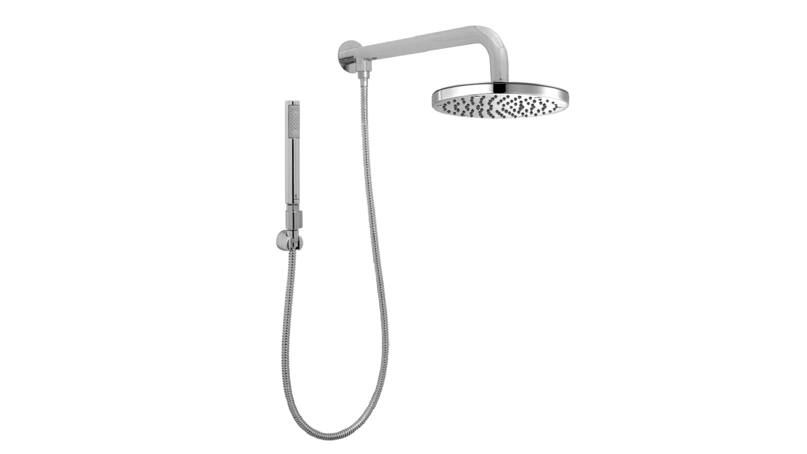 BRACCIO DOCCIA CON SOFFIONE E DOCCETTA ZOE RENOVATION Cromo