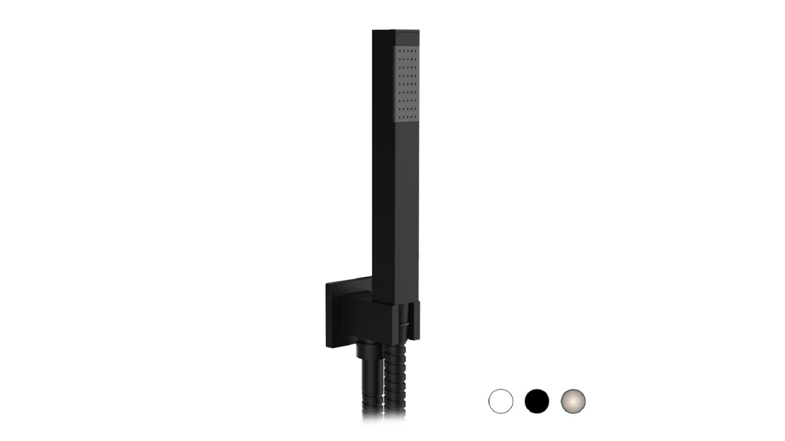 KIT DOCCETTA MINIMALE QUADRA Nero Opaco