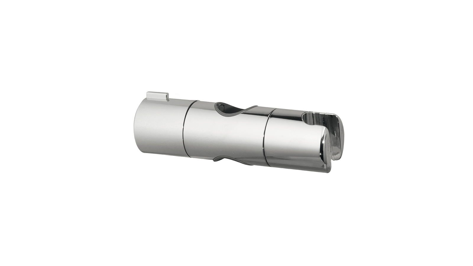 SUPPORTO SCORREVOLE IN ABS CROMATO PER ASTA D. 25 MM Cromo