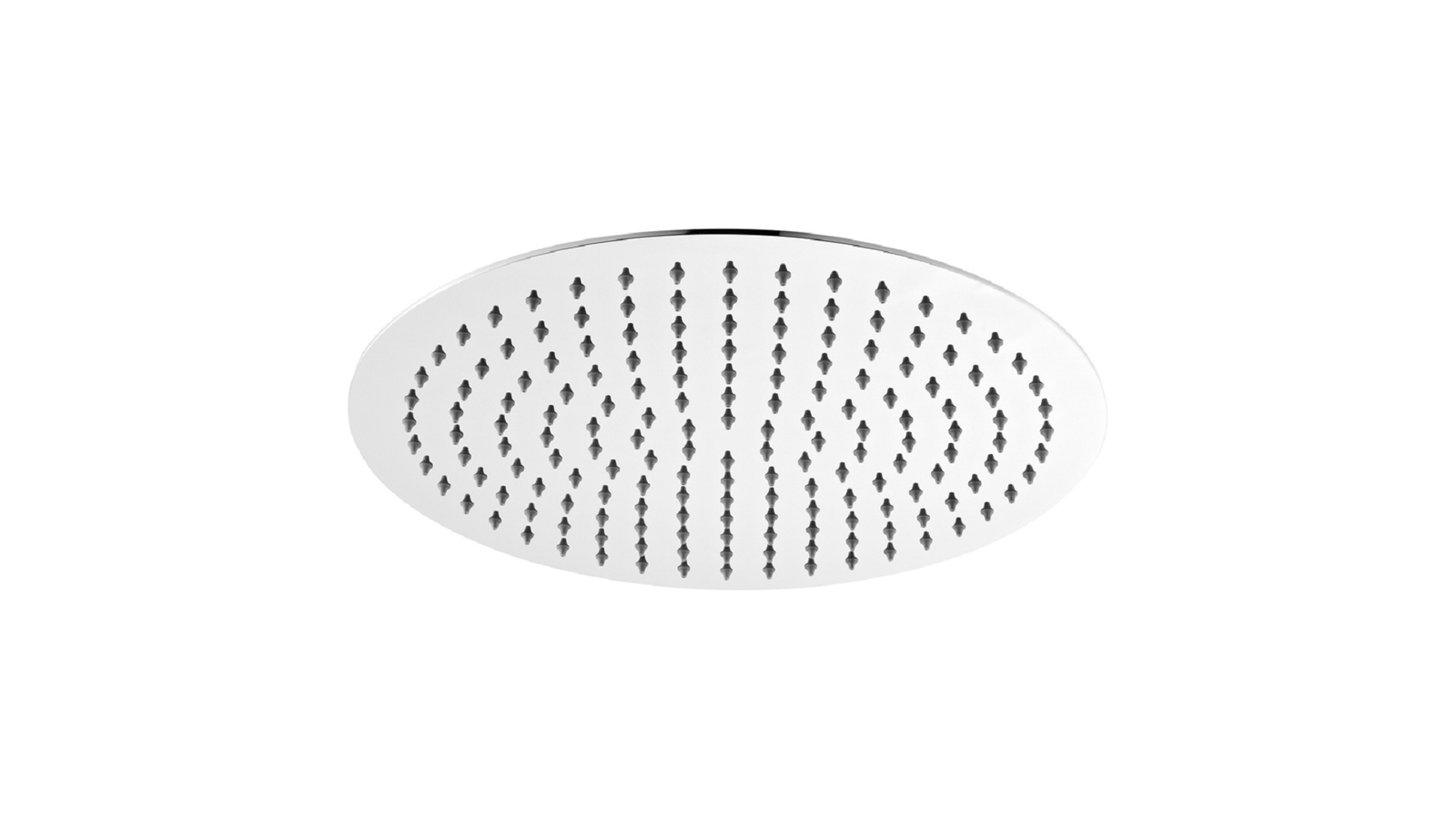 SOFFIONE DOCCIA TONDO ULTRA SLIM ACCIAIO INOX Diam. 200 mm