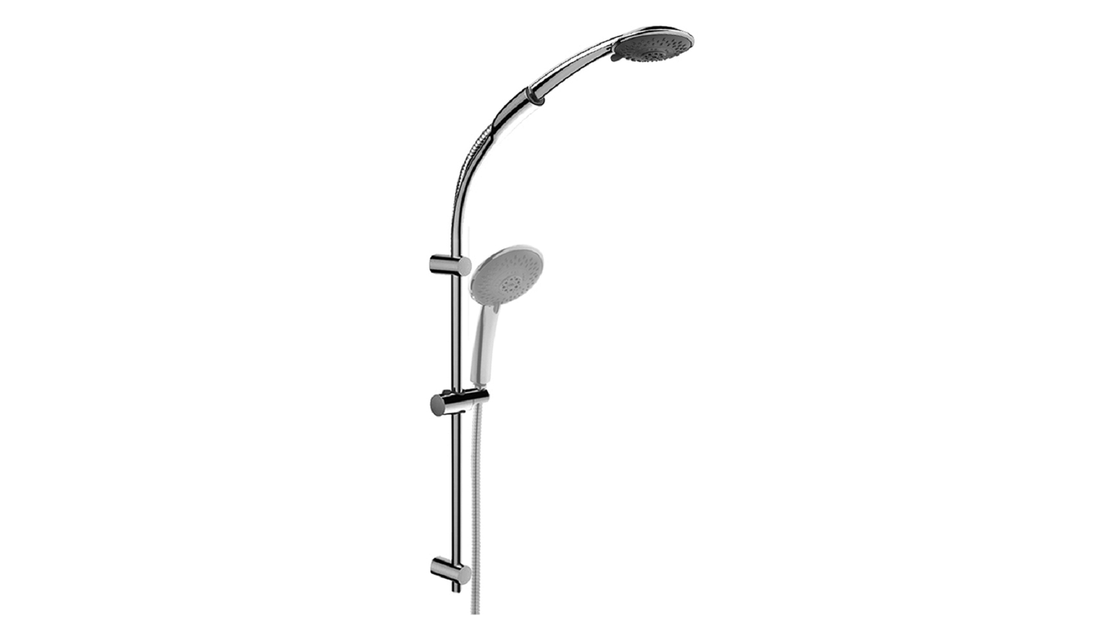 SALISCENDI COMPLETO MOD. TWIN Cromo