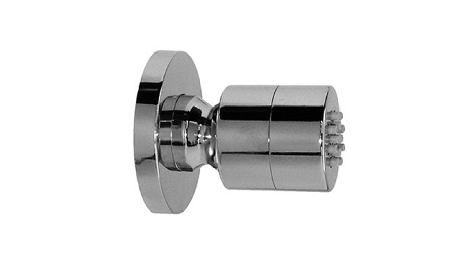 SOFFIONE PER GETTI LATERALI TONDO CON ROSONE Diam. 32 mm