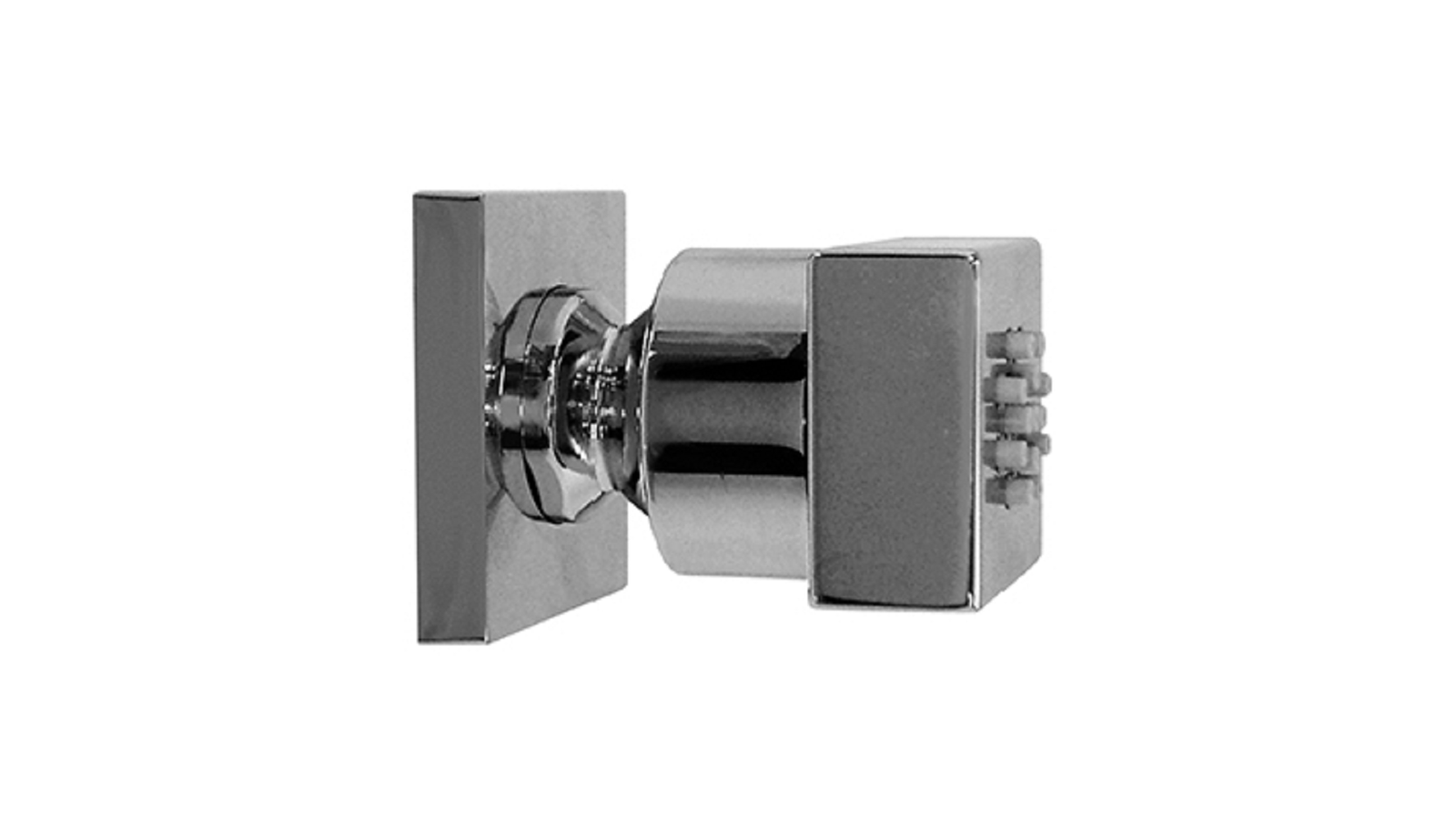 SOFFIONE PER GETTI LATERALI QUADRO CON ROSONE 33 x 33 mm