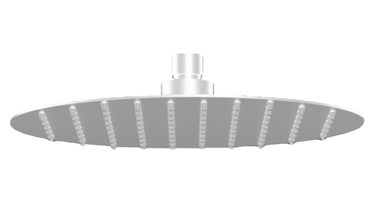 SOFFIONE SLIM TONDO Bianco Opaco Diam. 300 mm