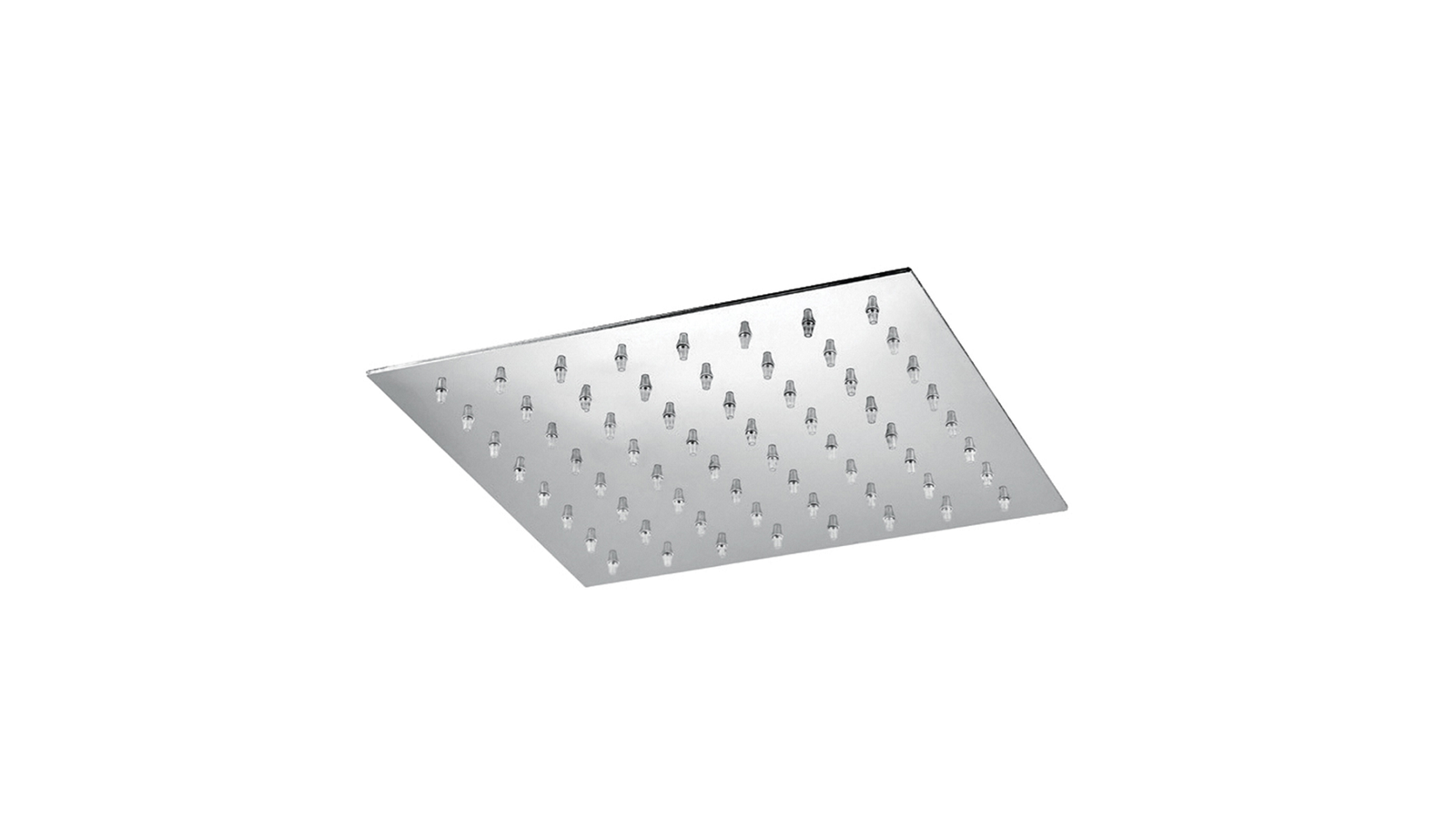 SOFFIONE QUADRO EXTRA PIATTO L. 250 x 250 mm