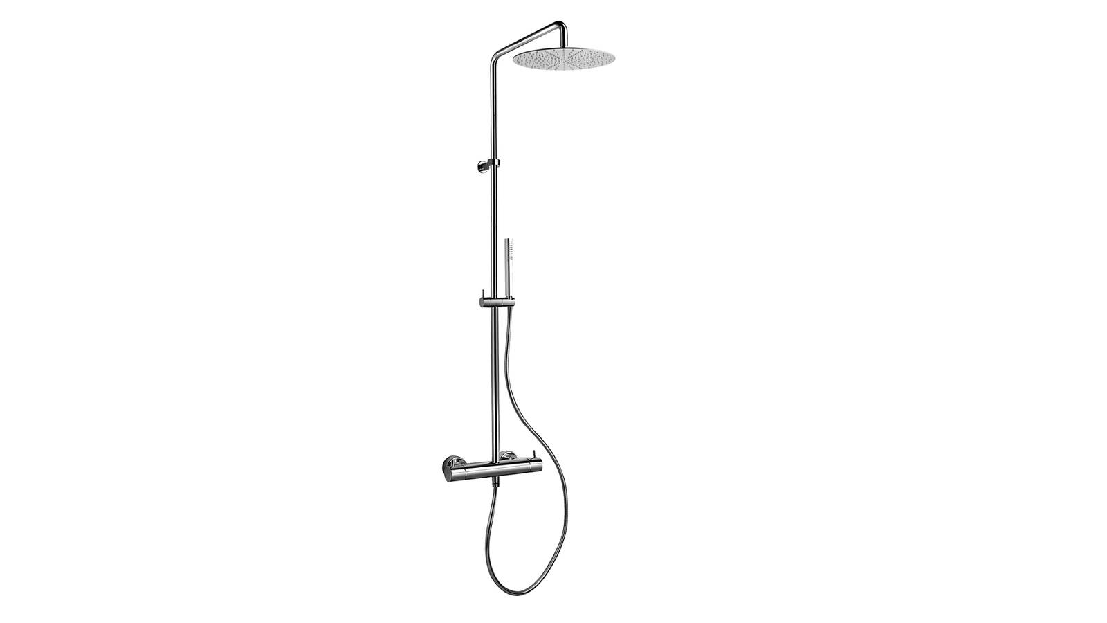 COLONNA DOCCIA CON MISC. TERMOSTATICO ESTERNO SPARTACO Cromo