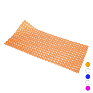 TAPPETO ANTISCIVOLO PER VASCA MOD. RONDO' CM 72X36 Arancio