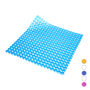 TAPPETO ANTISCIVOLO PER DOCCIA MOD. RONDO' CM 52X52 Blu