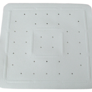 TAPPETO ANTISCIVOLO ANTIMUFFA Bianco - 55x55 cm