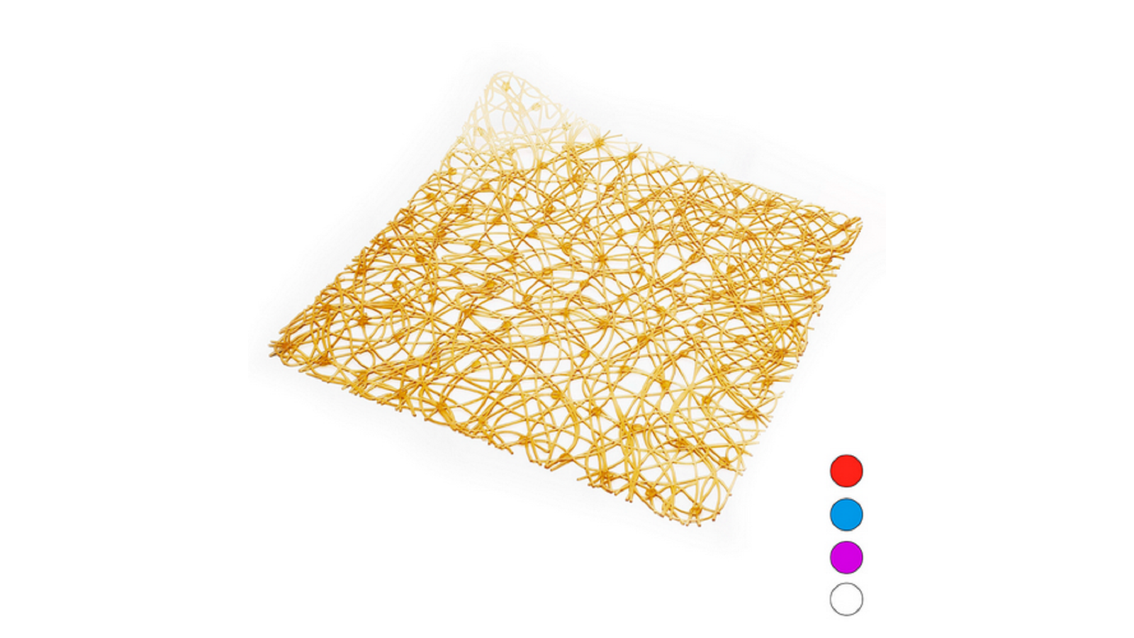 TAPPETO ANTISCIVOLO PER DOCCIA MOD. LUX CM 52x52 Arancio - Image 2