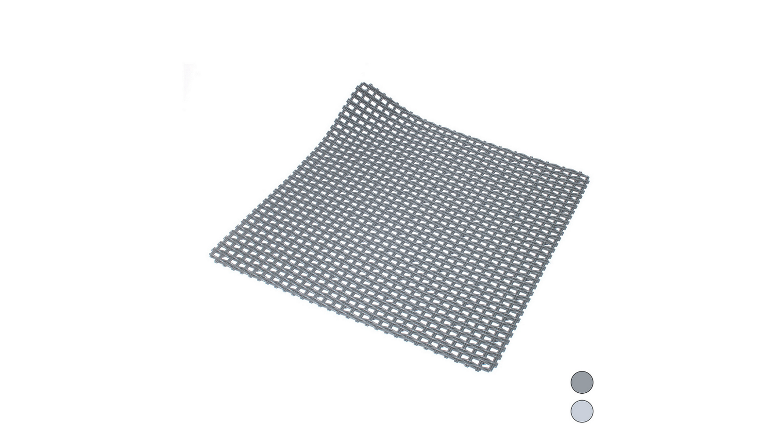 TAPPETO ANTISCIVOLO PER DOCCIA MOD.VINTAGE CM 52x52 Grigio