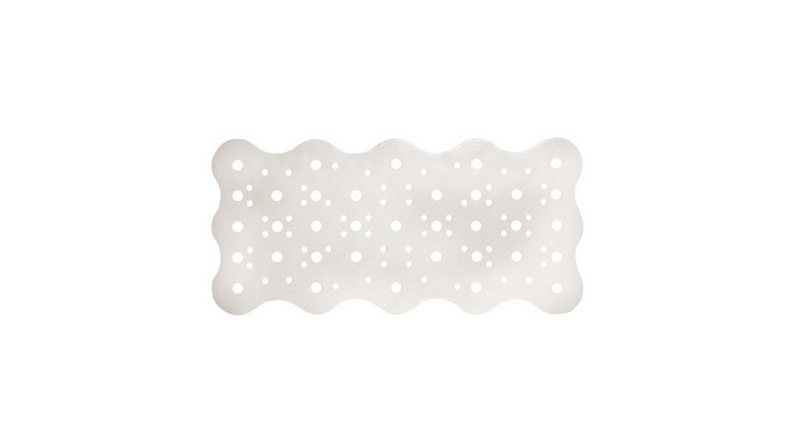 TAPPETO VASCA RETTANGOLARE CM 72 X 34 Bianco