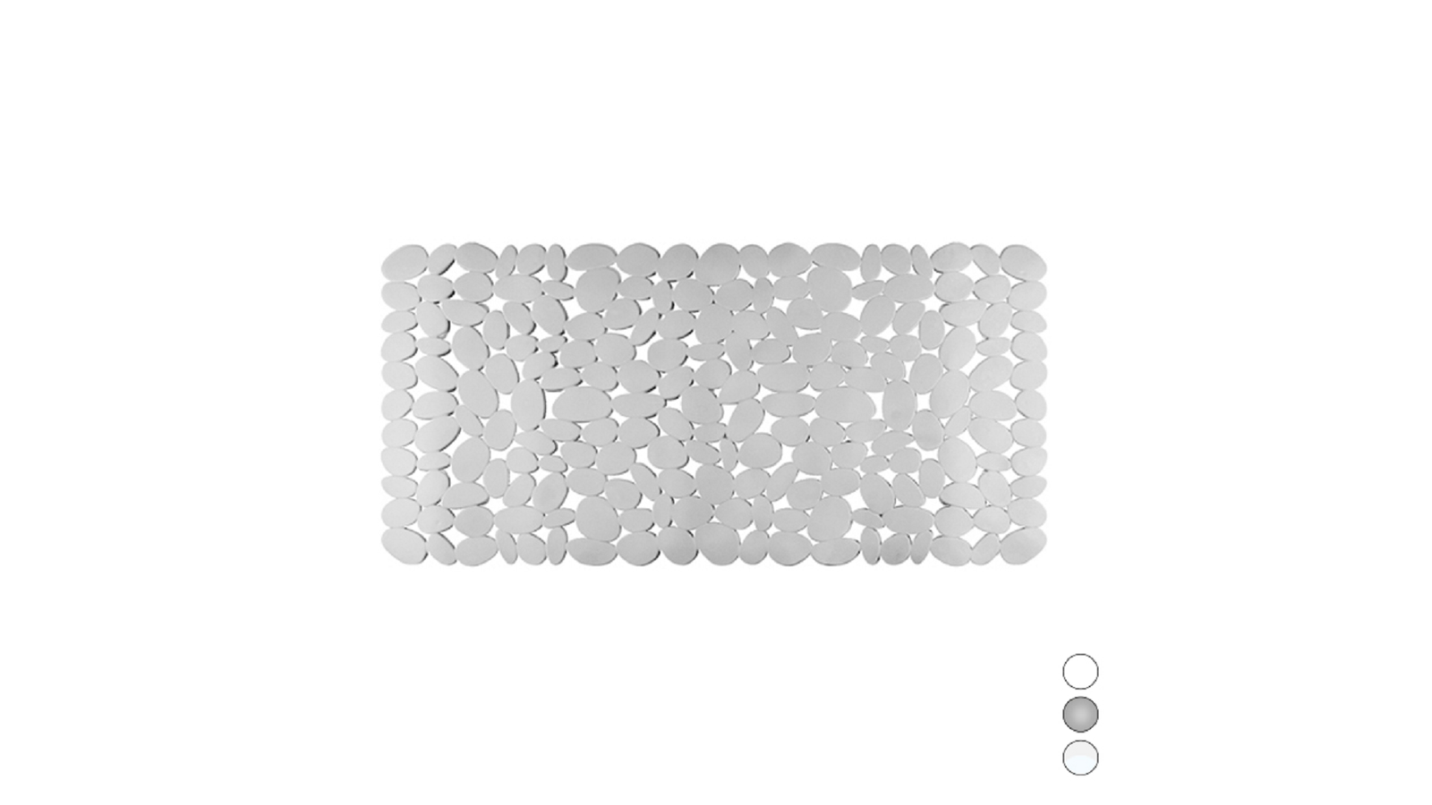 TAPPETO VASCA MOD. SASSOLINI CM 36 X 72 Bianco - Image 2