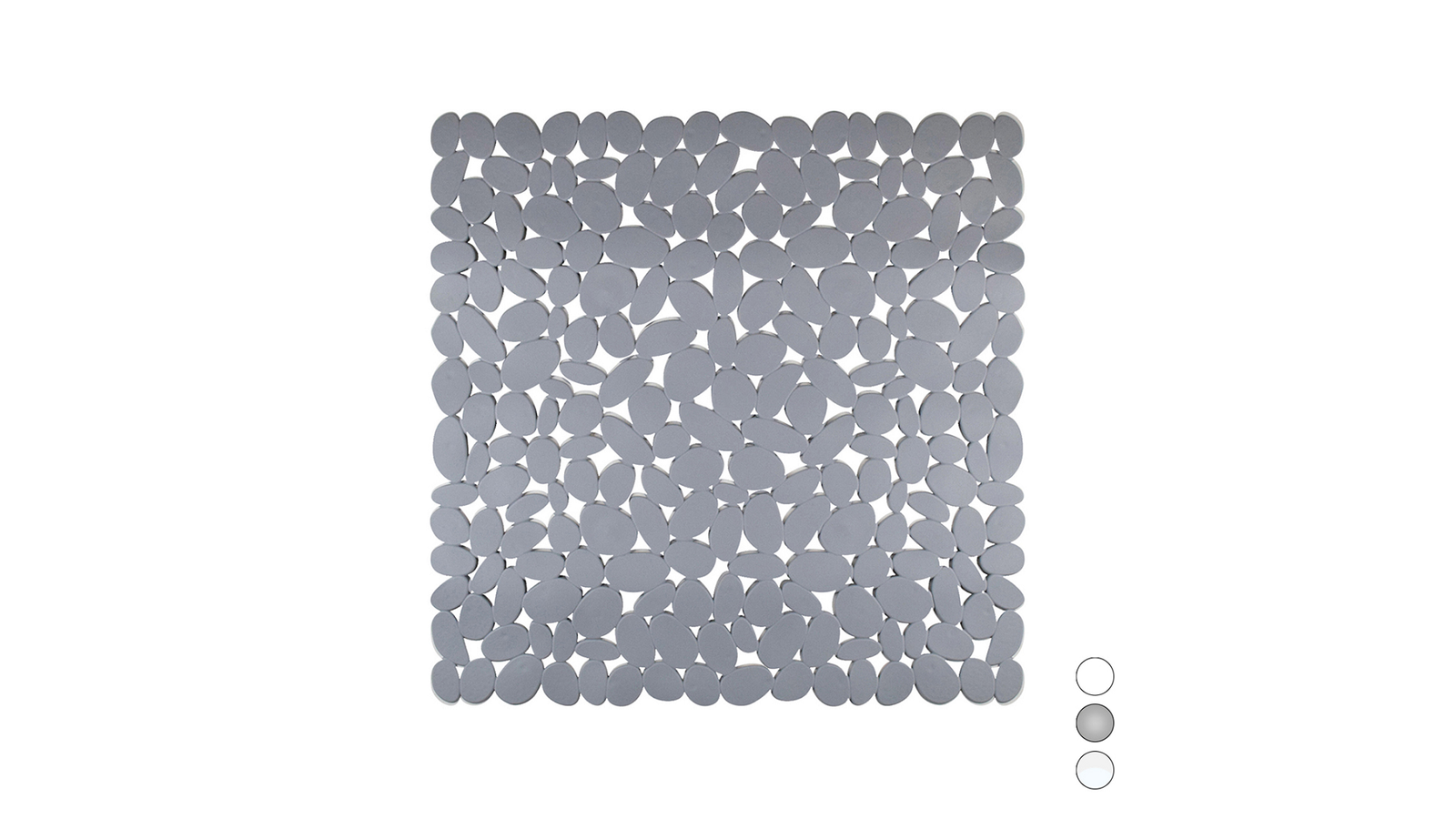 TAPPETO DOCCIA MOD. SASSOLINI CM 52 X 52 Bianco - Image 2