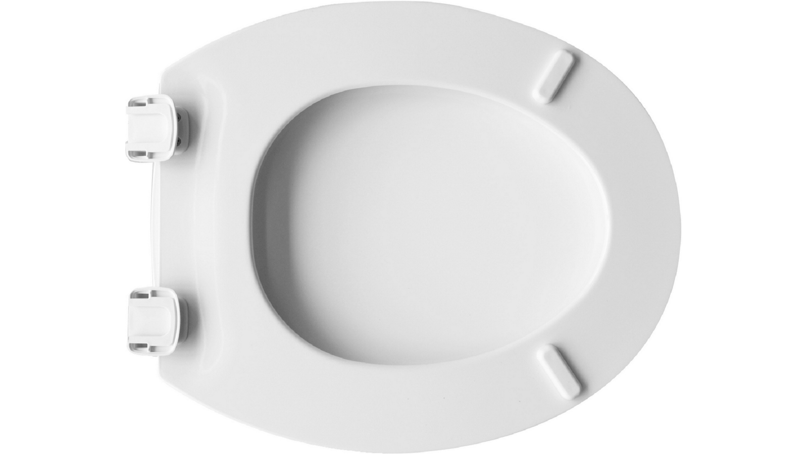 SEDILE WC UNIVERSALE CANYON IN LEGNO CON CERNIERE IN PVC BIANCO - Image 2