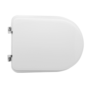 SEDILE WC PER AZZURRA VASO ELIOS FORMA 7 BIANCO-CERNIERE A PASSANTI