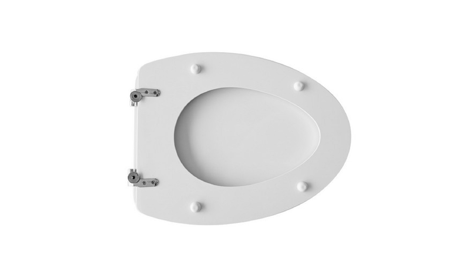 SEDILE WC PER DISEGNO A VASO OVO FORMA 4 BIANCO - Image 2