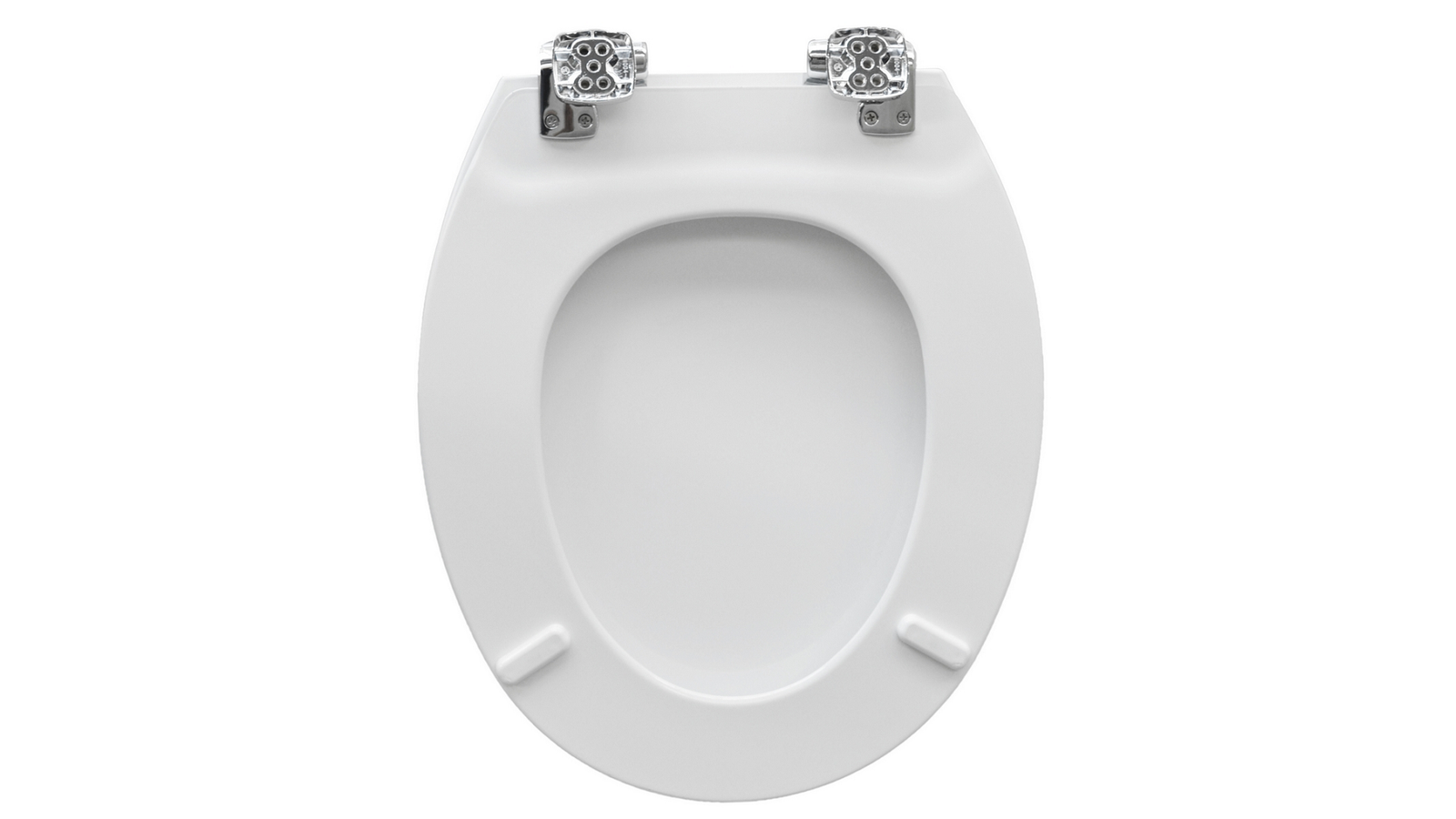 SEDILE WC UNIVERSALE CON CADUTA RALLENTATA FORMA 1 BIANCO - Image 3
