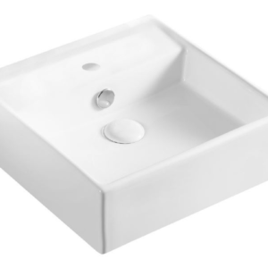 LAVABO DA APPOGGIO MONOFORO 38 X 38 CM IN CERAMICA
