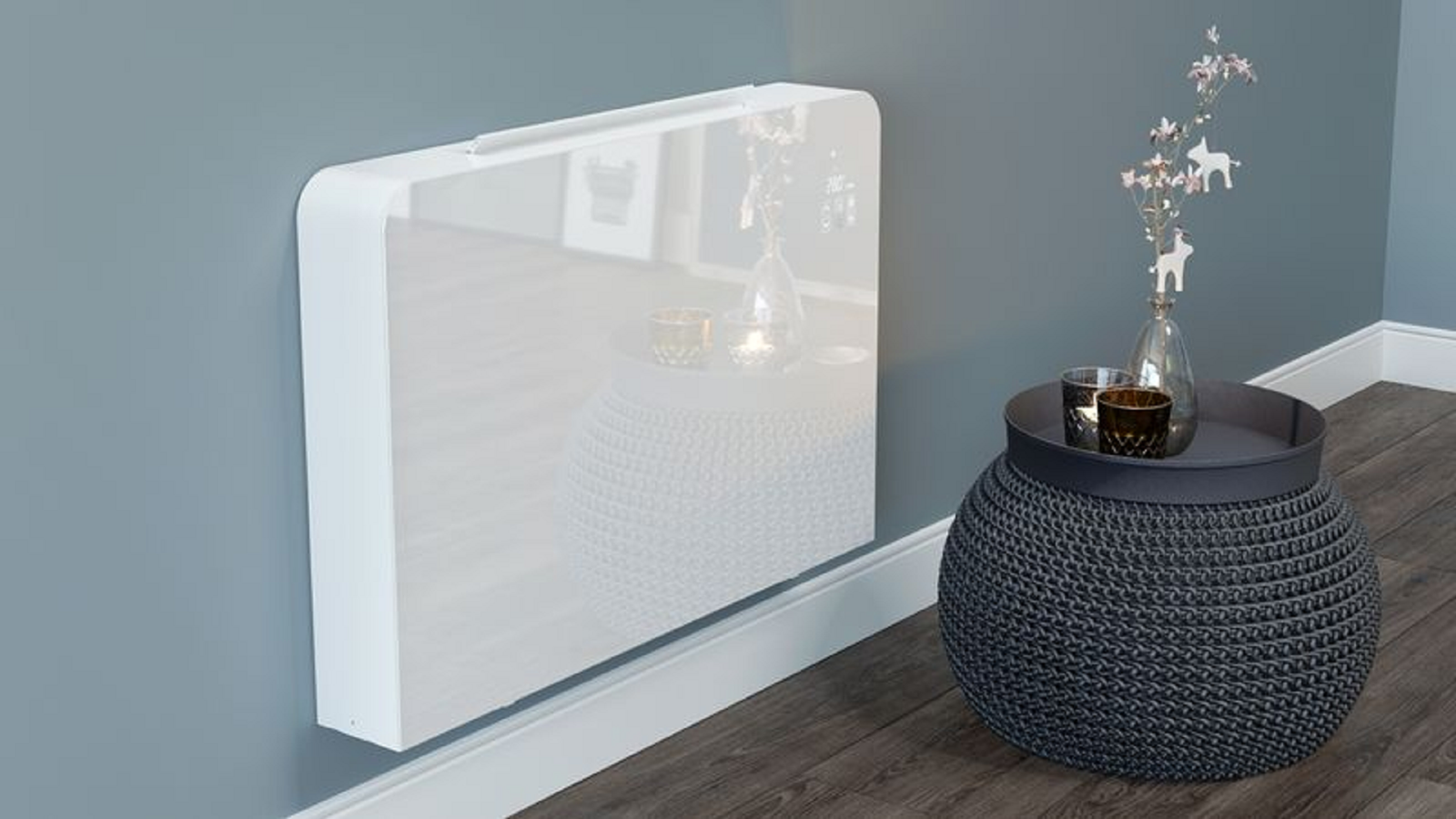 Termoconvettore ad acqua Radiantore Glass 250 - DC Inverter Idealclima - Image 2