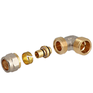 ANGOLO MASCHIO A STRINGERE ANIMA MOBILE SERIE 700 APE PER TUBO MULTISTRATO ACQUA