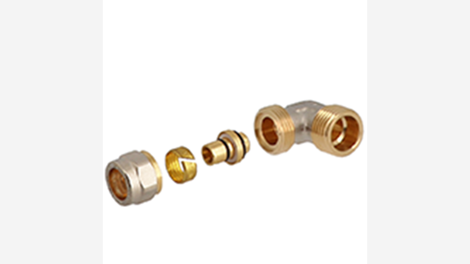 ANGOLO MASCHIO A STRINGERE ANIMA MOBILE SERIE 700 APE PER TUBO MULTISTRATO ACQUA
