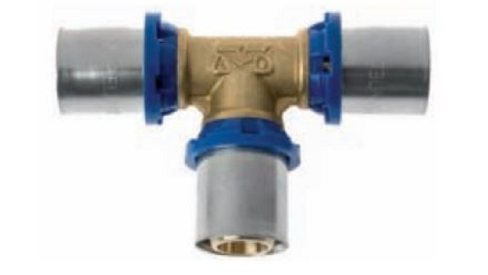 RACCORDO A TEE A PRESSARE PER TUBO MULTISTRATO ACQUA