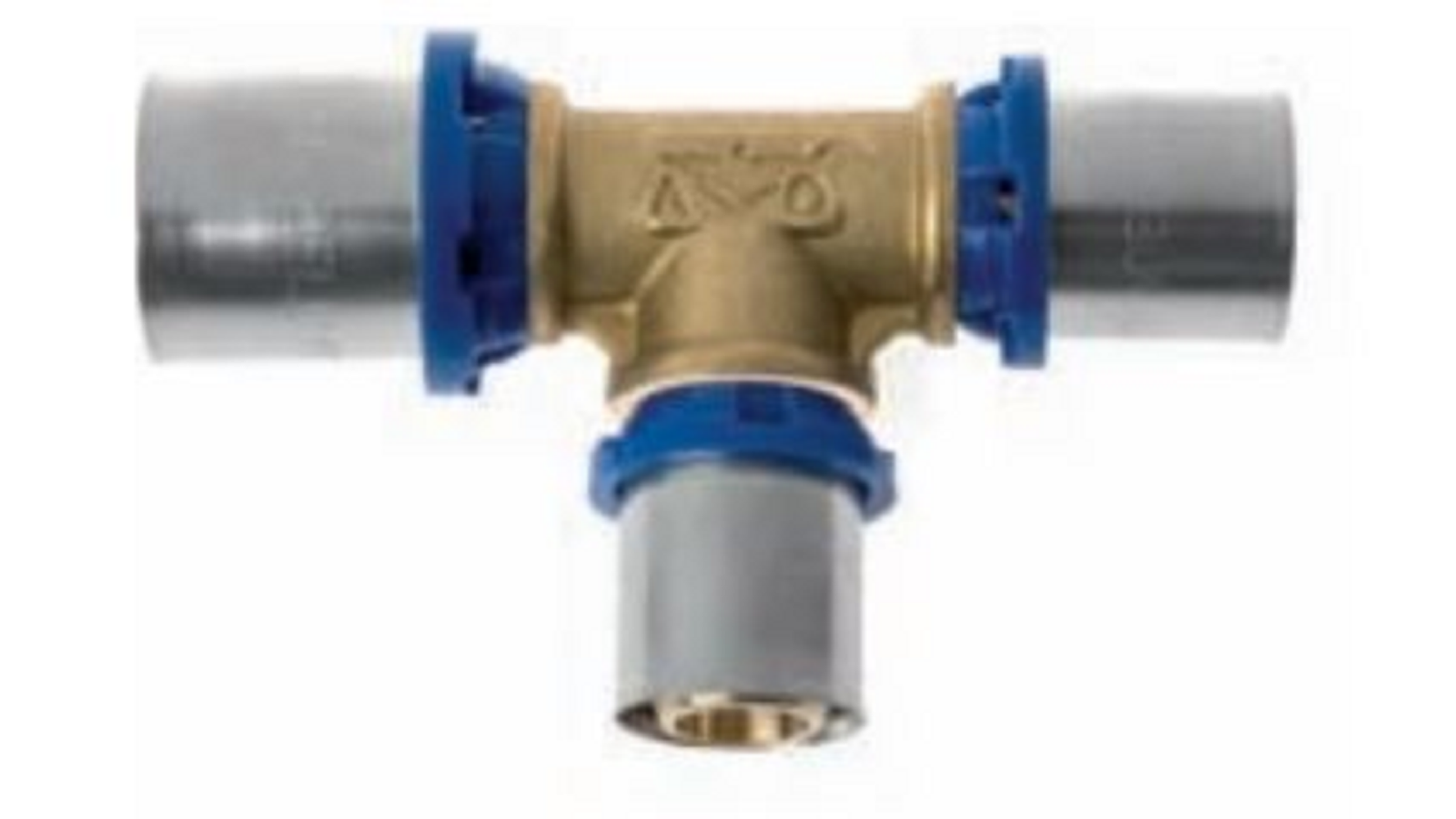 RACCORDO A TEE RIDOTTO A PRESSARE PER TUBO MULTISTRATO ACQUA